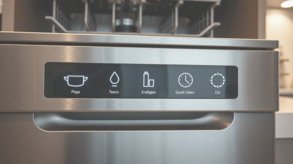 Jakie symbole informują o programach zmywania naczyń?
