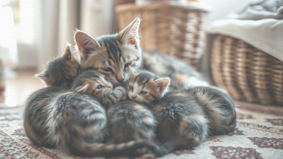 Dlaczego kontakt z matką jest ważny dla kociąt?