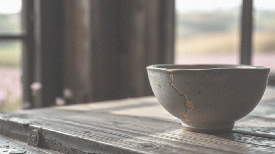 Jakie filozoficzne przesłanie niesie ze sobą kintsugi?