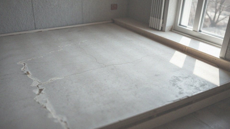 Jakie są skutki zbyt małej grubości wylewki?